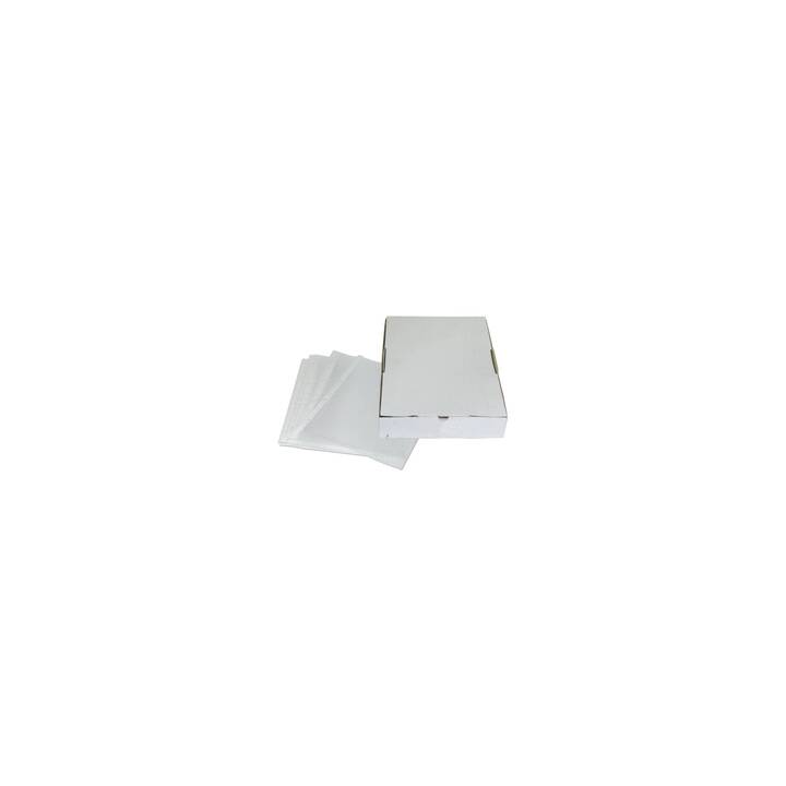 OFFICE FOCUS Dossiers chemises (Transparent, Blanc, A4, 100 pièce)