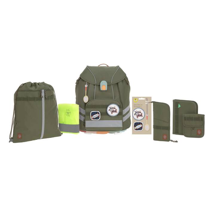 LÄSSIG Set di borse Unique (19 l, Verde oliva)