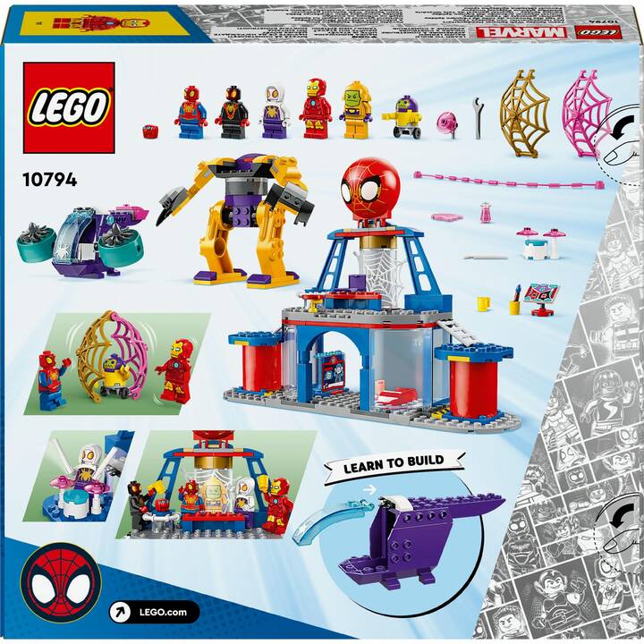 LEGO Marvel Super Heroes Le QG des lanceurs de toile de l’équipe Spidey (10794)