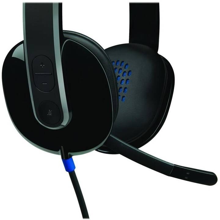 LOGITECH Office Headset H540 (On-Ear, Kabel, Schwarz)