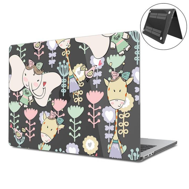 EG Coque rigide (MacBook Air 13" M3 2024, Animal, Transparent)