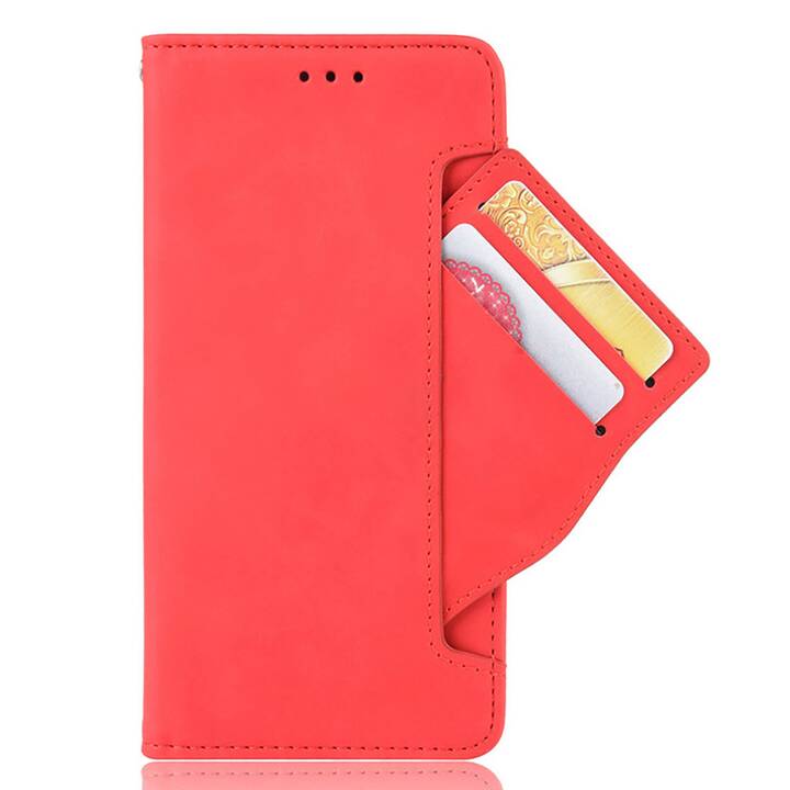 EG Étui portefeuille pour Apple iPhone 13 Pro Max (6.7") - rouge