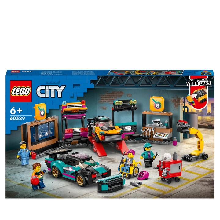 LEGO City Garage auto personalizzato (60389)