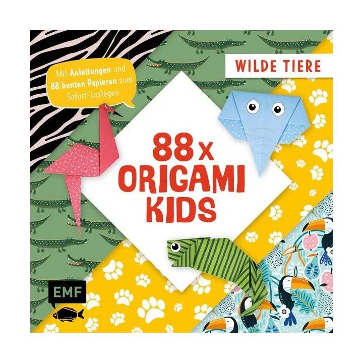 88 x Origami Kids - Wilde Tiere