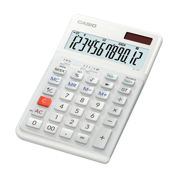 CASIO JE-12E-WE Calcolatrici da tavolo