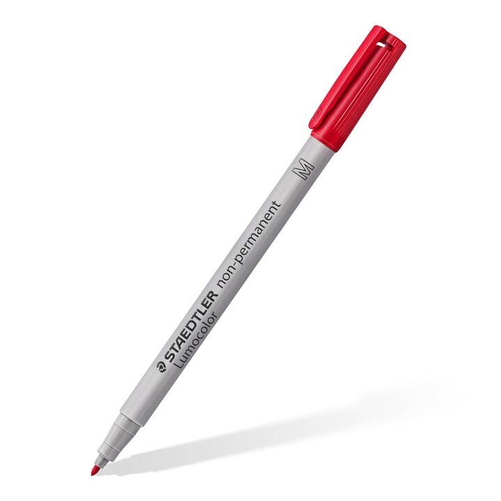 STAEDTLER Marqueur permanent (Rouge, 10 pièce)