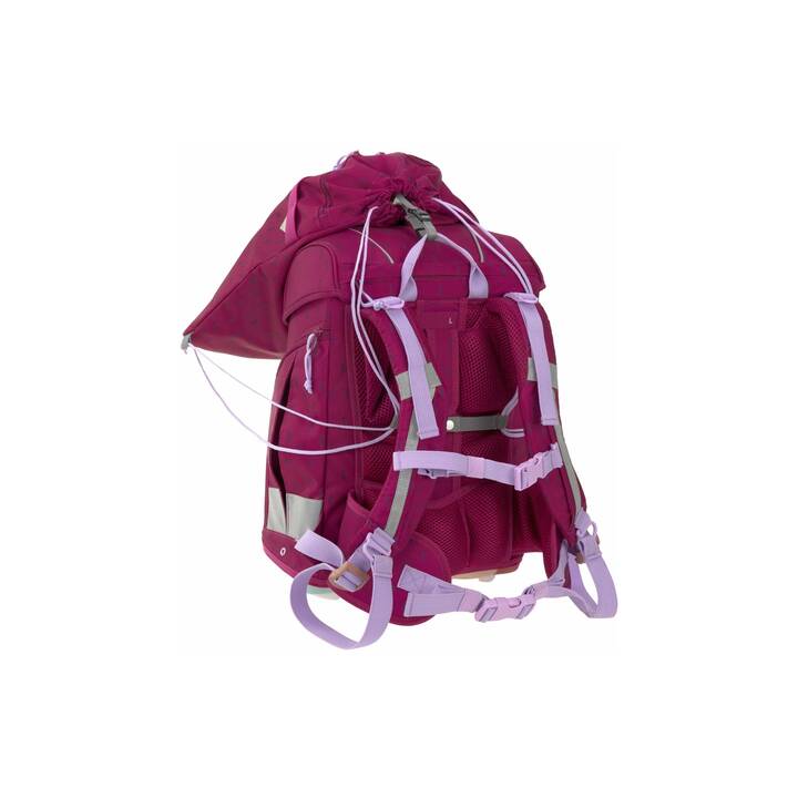 LÄSSIG Jeu de sacoches Unique Speckles (21 l, Fruits rouges)