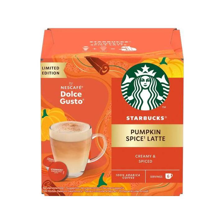 STARBUCKS Capsules de Café Pumpkin Latte (3 pièce)