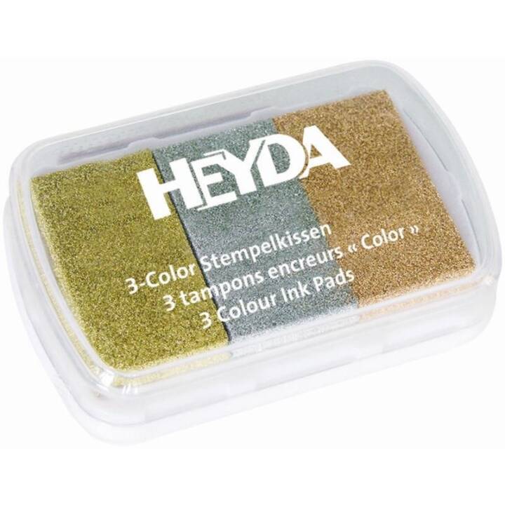 HEYDA Stempelkissen (Silber, Braun, Gold, 1 Stück)