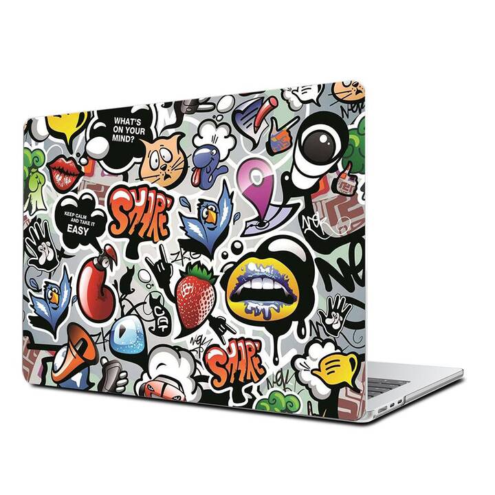 EG Coque rigide (MacBook Air 13" M3 2024, Art, Multicolore)
