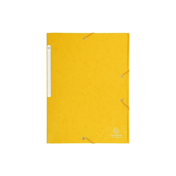 EXACOMPTA Cartellina con elastico Maxi (Giallo, A4, 1 pezzo)