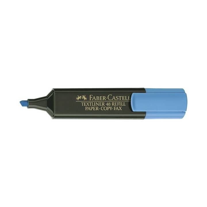 FABER-CASTELL Marqueur textile (Bleu, 1 pièce)