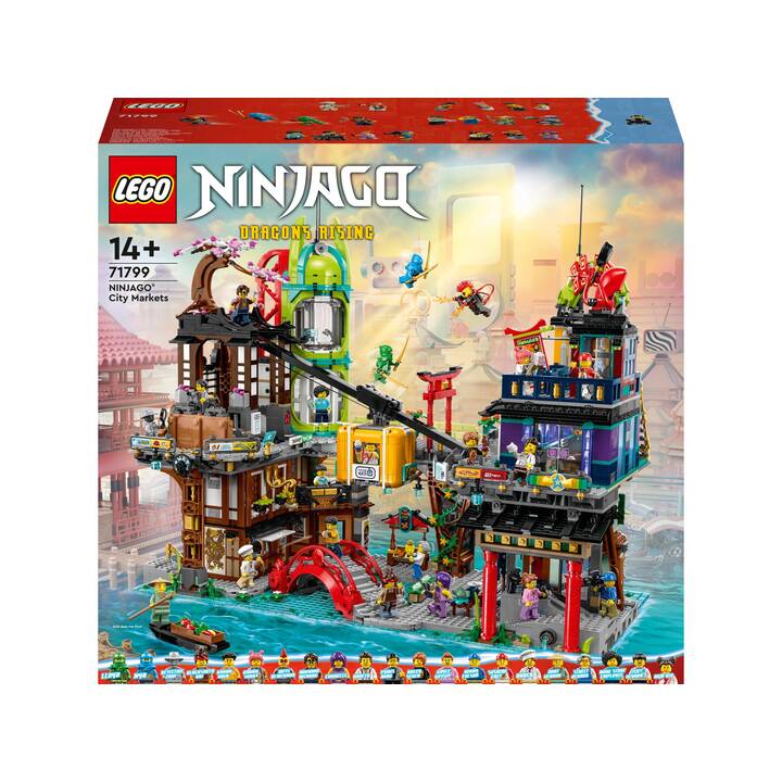 LEGO Ninjago Die Märkte von Ninjago City (71799, seltenes Set)