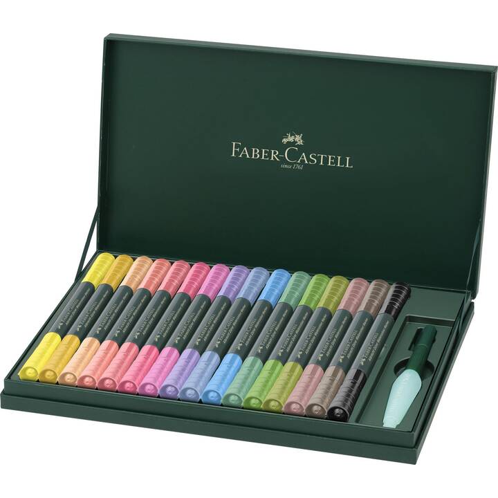 FABER-CASTELL Crayons de couleur aquarellables (Multicolore, 17 pièce)