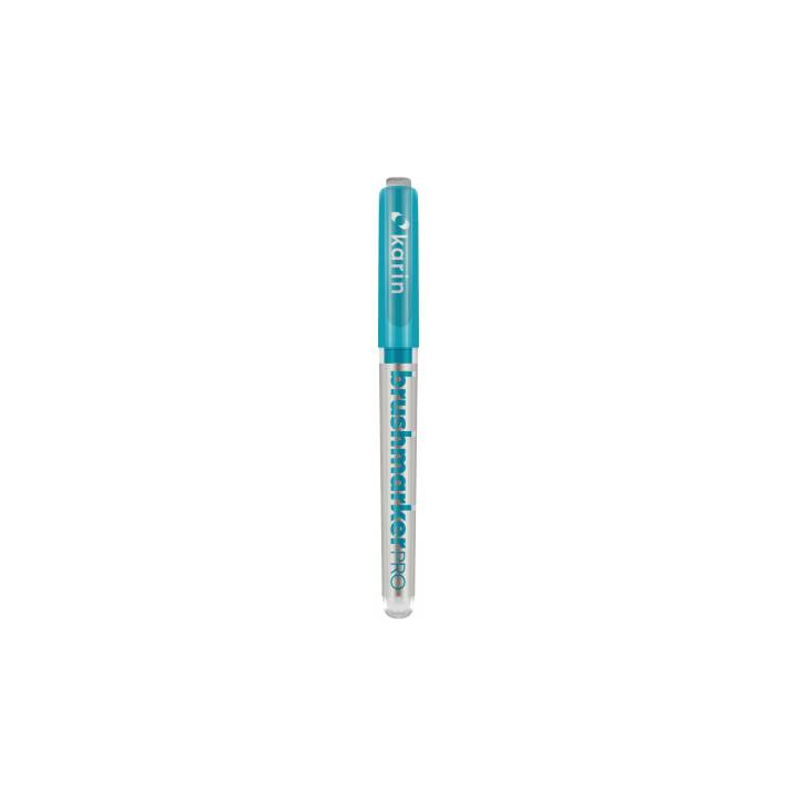 KARIN Surligneur Brush Marker PRO (Turquoise, 1 pièce)