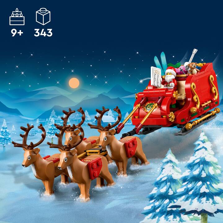 LEGO  Icons Schlitten des Weihnachtsmanns (40499)