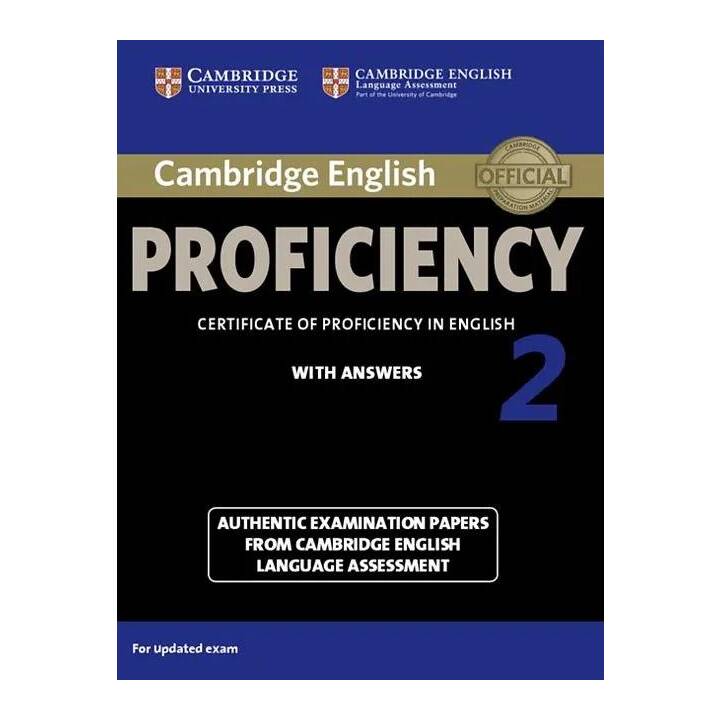 Cambridge English Proficiency 2. Student's Book with Answers