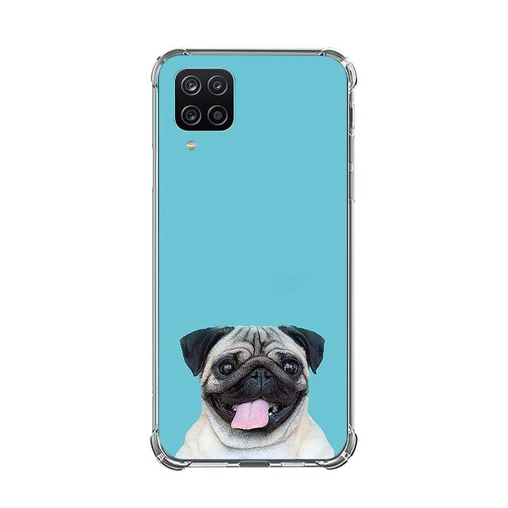EG Backcover (Galaxy A22 5G, Hunde, Blau)