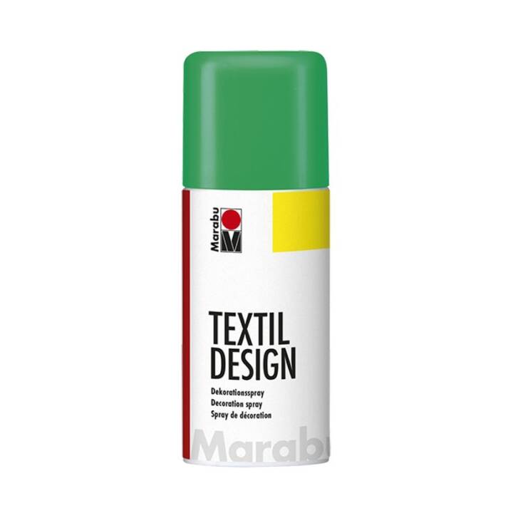 MARABU Textile couleur (150 ml, Jaune, Vert, Rouge, Blanc)