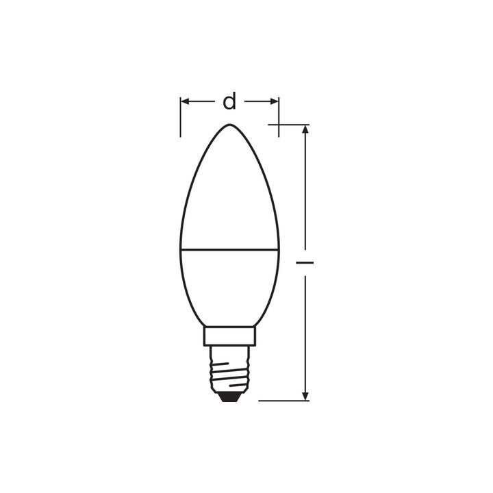 OSRAM Ampoule LED Nature Loop Classic B (E14, 4.9 W)