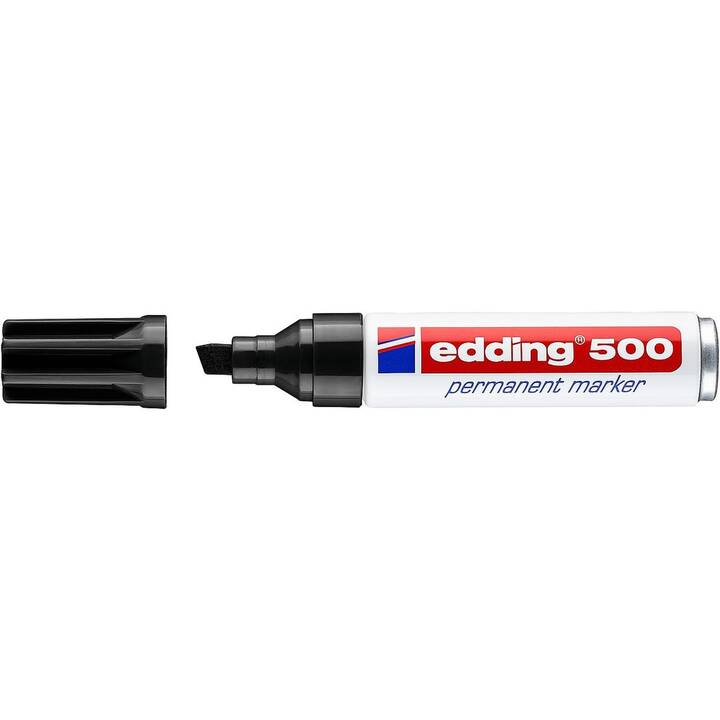 EDDING Permanent Marker 500 (Schwarz, 1 Stück)