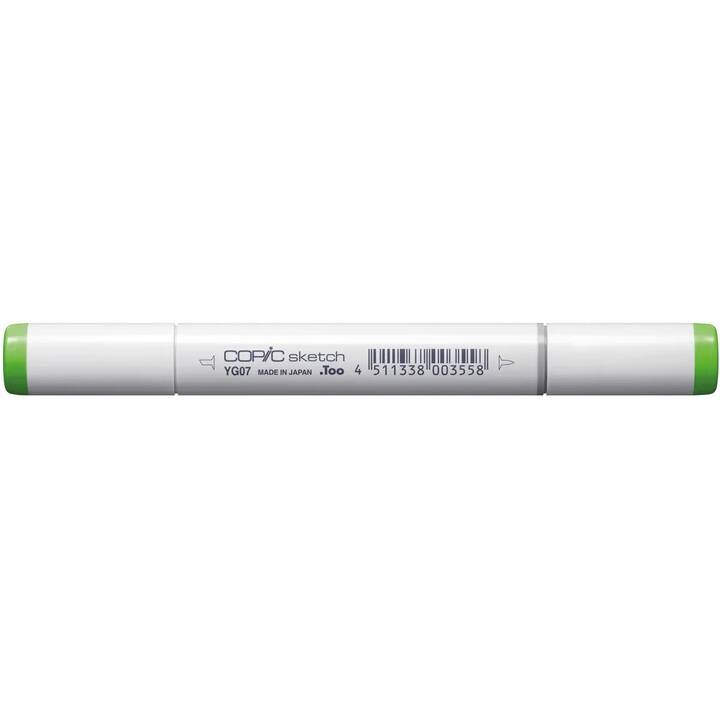 COPIC Marcatori di grafico Sketch YG07 Acid Green (Verde, 1 pezzo)