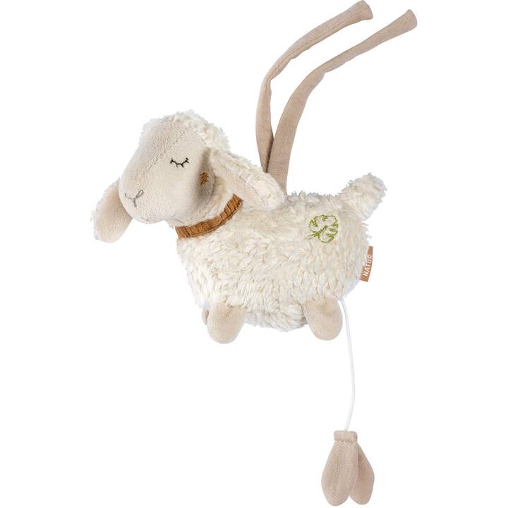FEHN Jouets musicaux à tirer pour bébé Sheep Nature Mouton