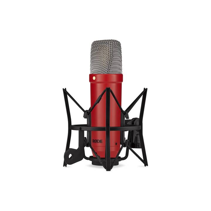 RØDE NT1 Sigature Microfono da mano (Nero, Rosso)