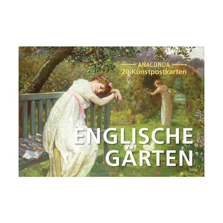 ANACONDA VERLAG Cartolina Englische Gärten (Universale, Multicolore)