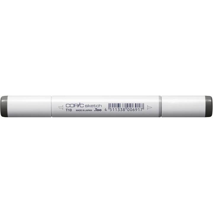 COPIC Marqueur de graphique Sketch T-10 - Toner Gray No.10 (Gris, 1 pièce)