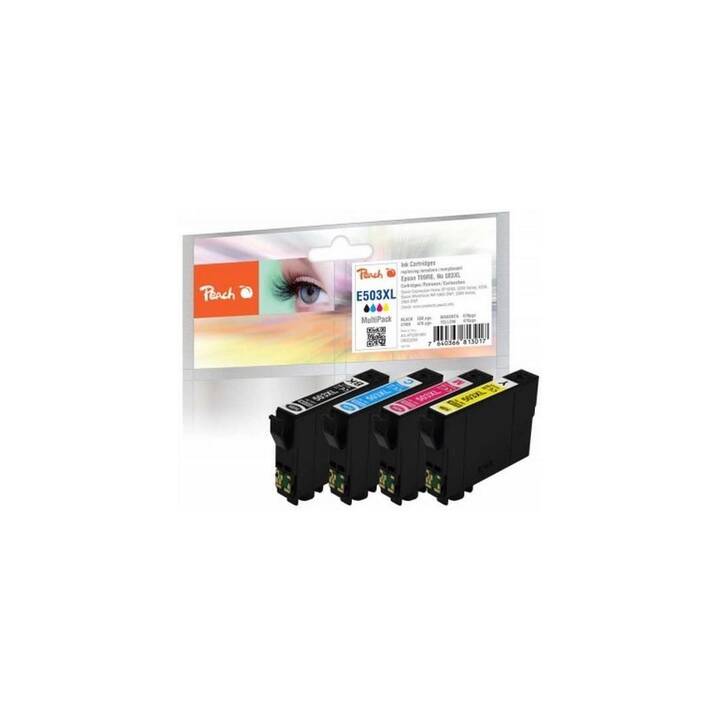 PEACH E503XL (Gelb, Schwarz, Magenta, Cyan, Multipack)