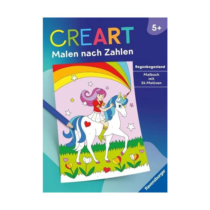 RAVENSBURGER Bloc à coloriage Licorne (CreArt)