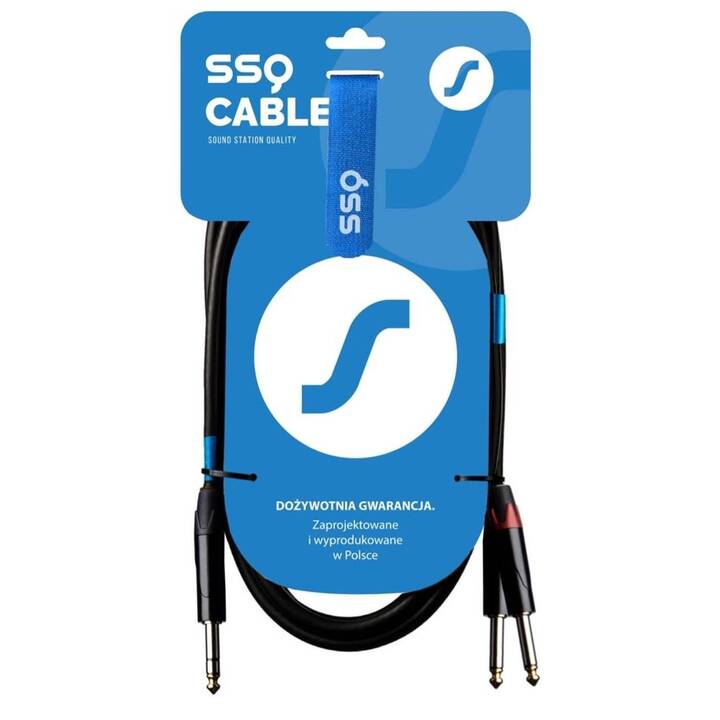 SOUND STATION QUALITY Câble de raccordement (Jack 6.3 mm, 1 m)