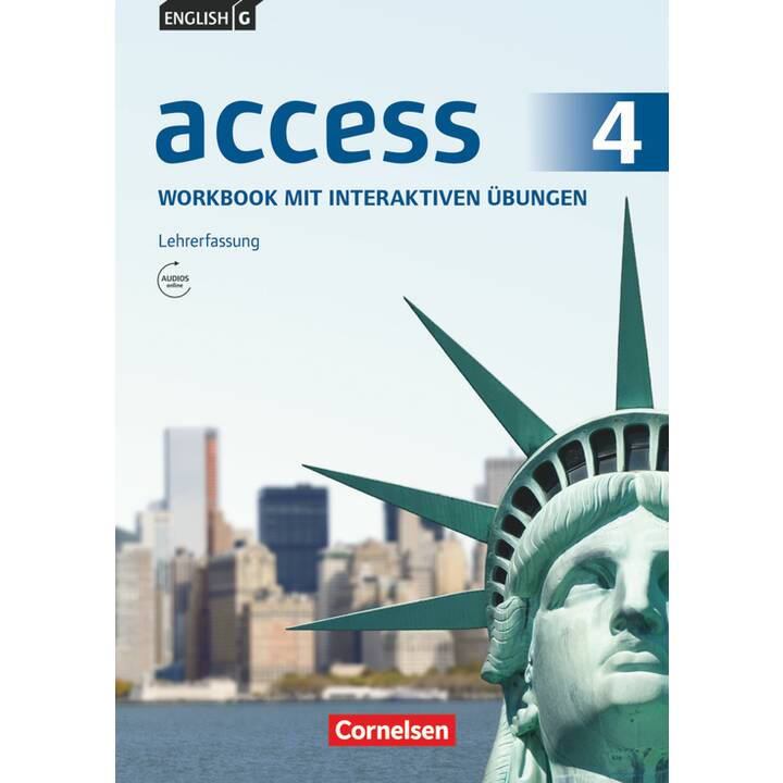 Access, Allgemeine Ausgabe 2014, Band 4: 8. Schuljahr, Workbook mit interaktiven Übungen online - Lehrerfassung, Mit Audio-CD und Audios online