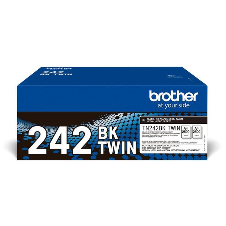 BROTHER TN242BKTWIN (Duopack, Nero)