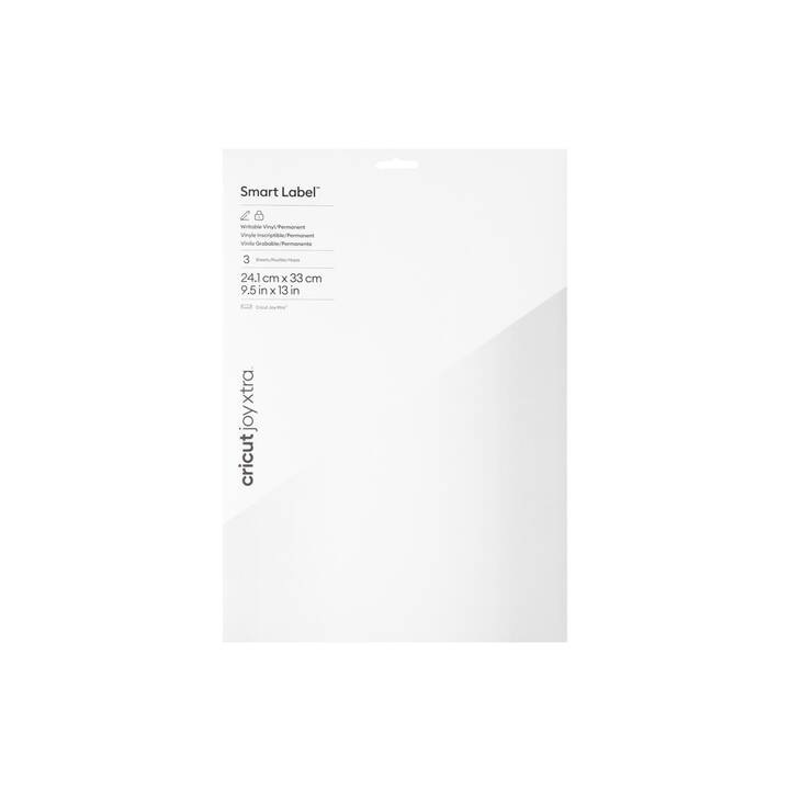 CRICUT Pellicola vinilica Joy Xtra Smart (33 cm x 24 cm, Bianco)