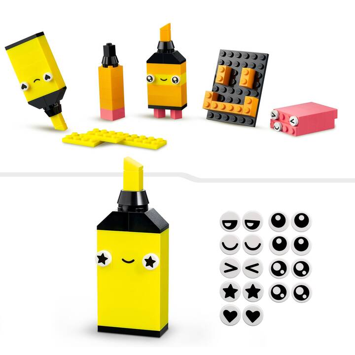 LEGO Classic L’amusement créatif fluo (11027)