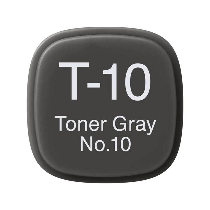 COPIC Grafikmarker Classic T-10 Toner Grey No.10 (Grau, 1 Stück)
