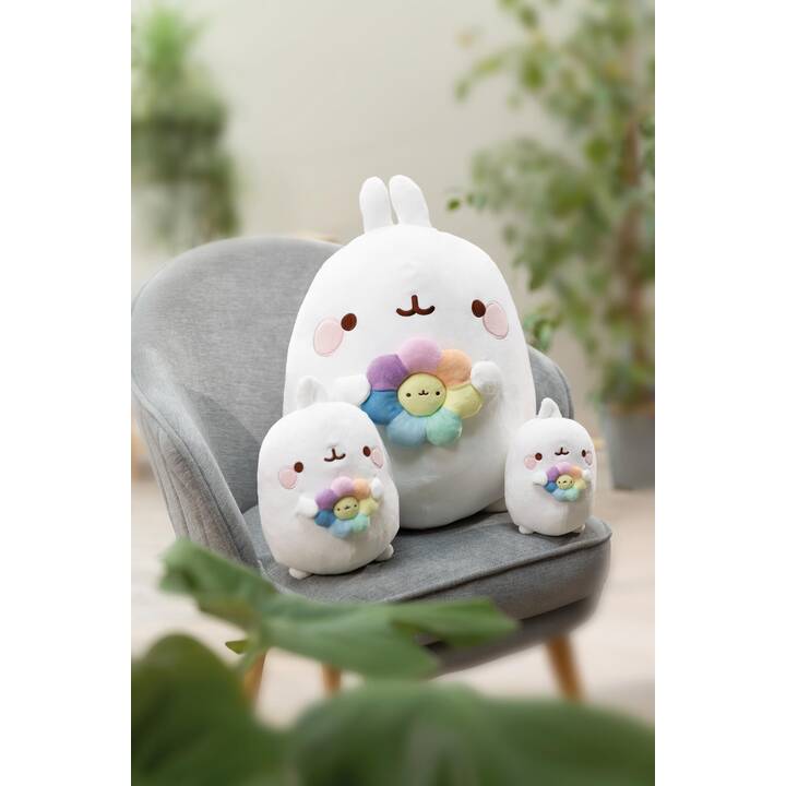 NICI Lapin (240 mm, Blanc, Multicolore)