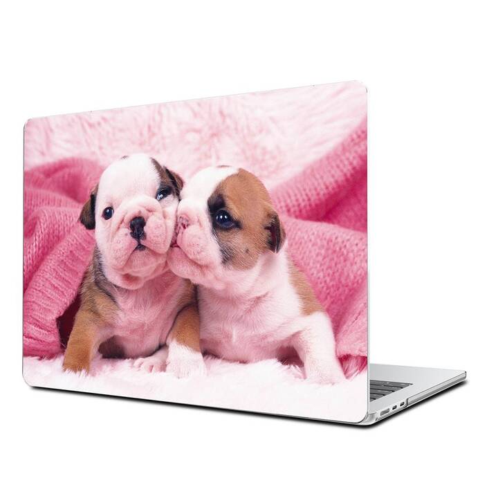 EG Hardcase (MacBook Air 13" M2 2022, Hunde, Rosa)