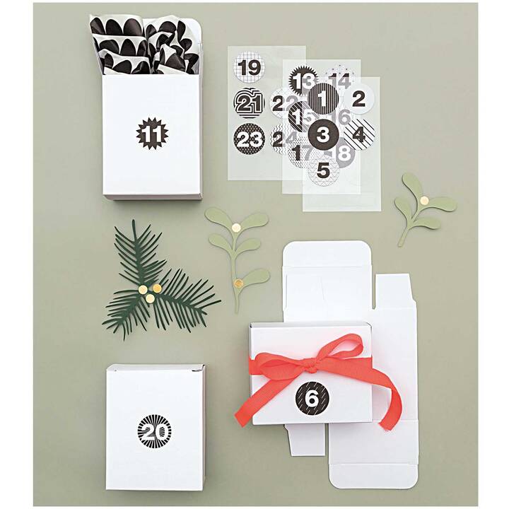 RICO DESIGN Adventskalender-Zahlen