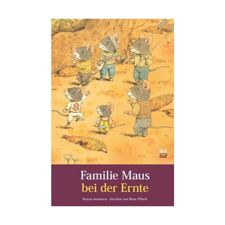 Familie Maus bei der Ernte