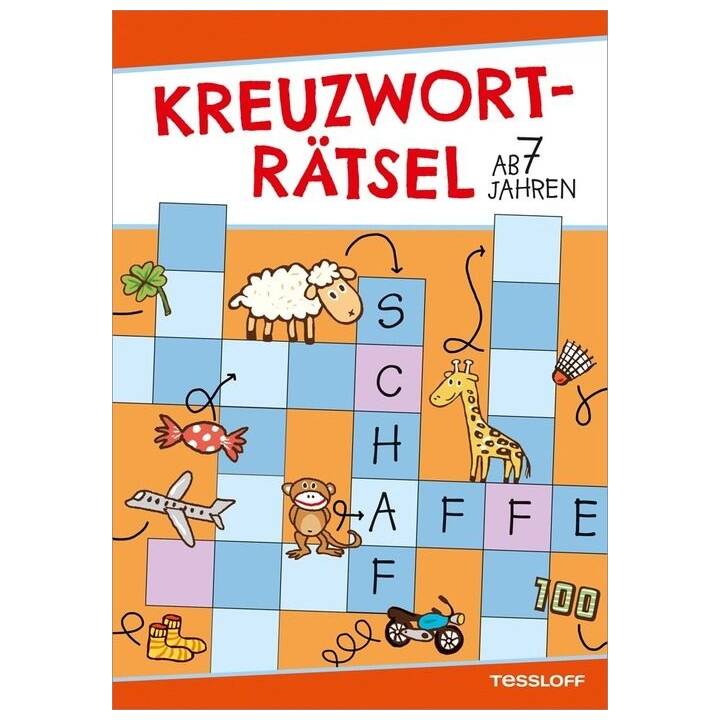 Kreuzworträtsel ab 7 Jahren (Rot/Schaf)