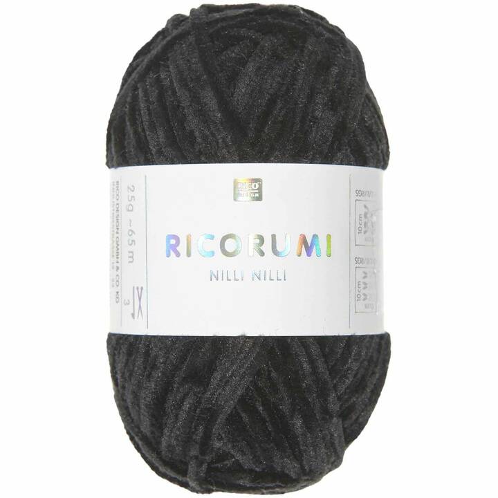 RICO DESIGN Wolle (25 g, Schwarz)