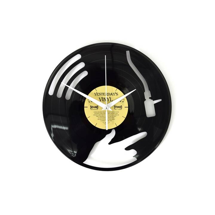 YESTERDAY'S VINYL Disc Jockey Orologio da parete (Analogico, 30 cm)