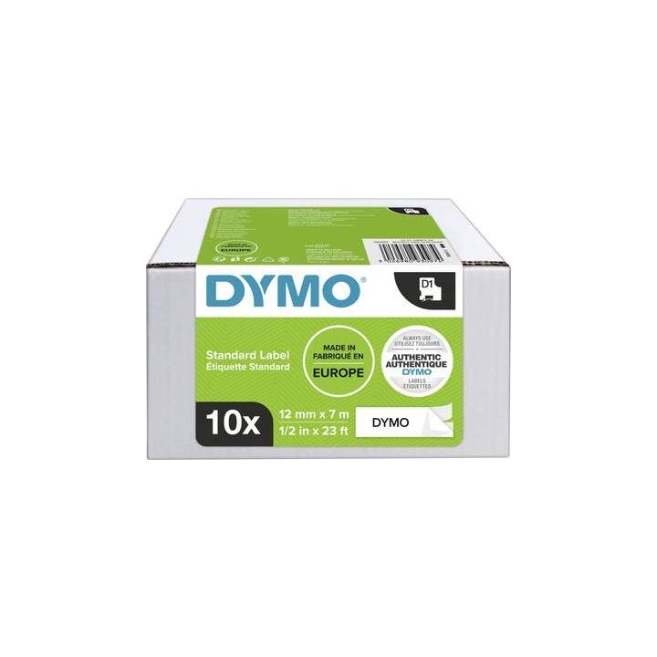 DYMO Etikettenrolle (10 Stück, 1.2 cm x 7 m)