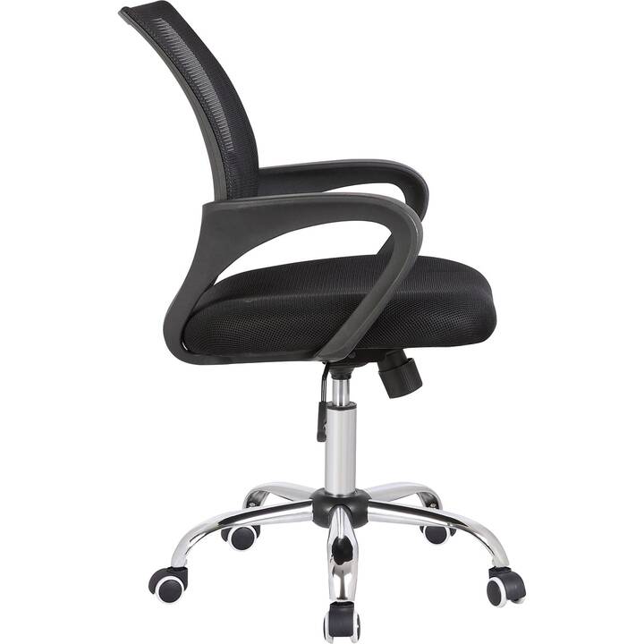 MÖBILIA Fauteuil de bureau piovant (Argent, Gris, Noir)