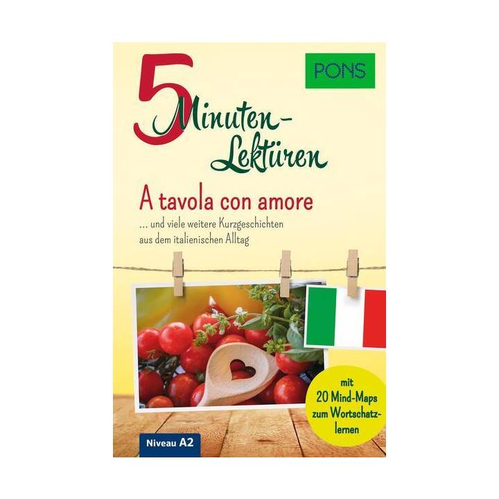 5-Minuten-Lektüre Italienisch A2 - A tavola con amore