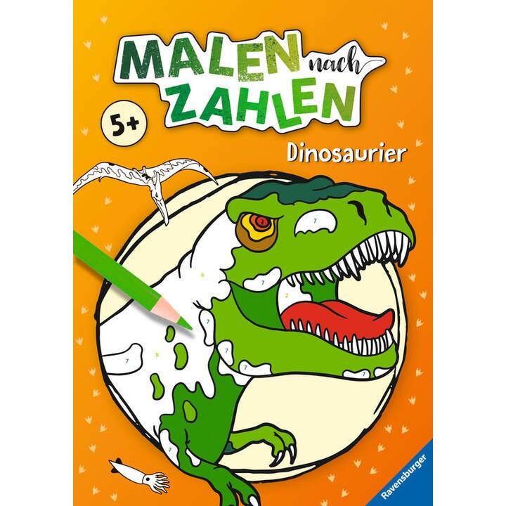 Malen nach Zahlen Dinosaurier