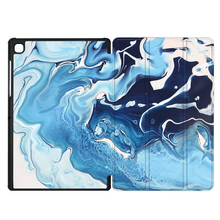 EG coque pour Samsung Galaxy Tab A7 Lite 8.7" (2021) - bleu - liquide